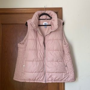 OLD NAVY Pink Puff Vest
